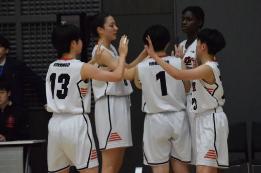 女子バスケットボール部のイメージ 