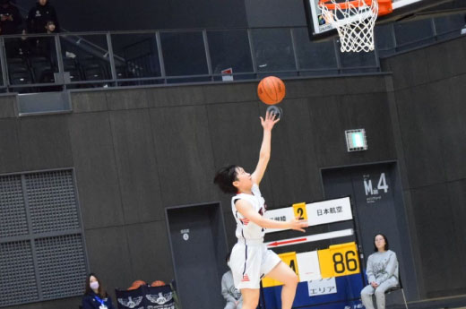 女子バスケットボール部のイメージ 