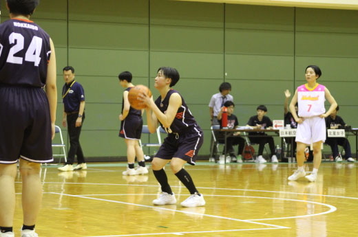 女子バスケットボール部のイメージ 