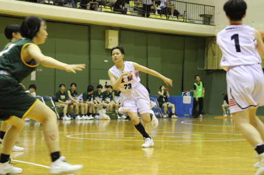 女子バスケットボール部のイメージ 