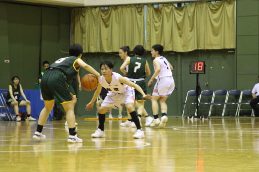 女子バスケットボール部のイメージ 