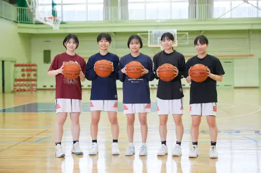 女子バスケットボール部のイメージ 