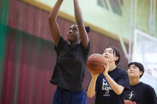 女子バスケットボール部のイメージ 