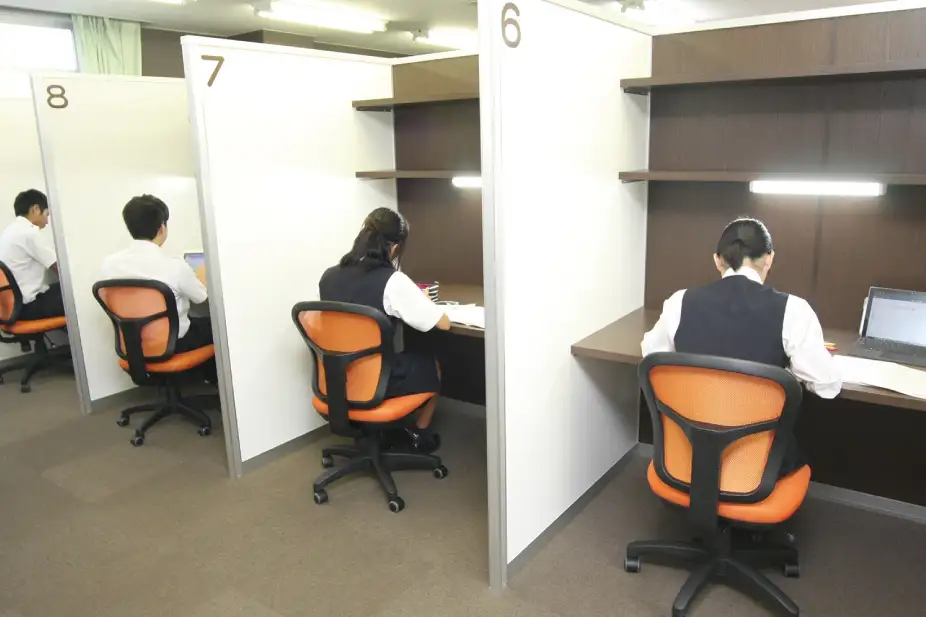 専用の自学自習ブースのイメージ