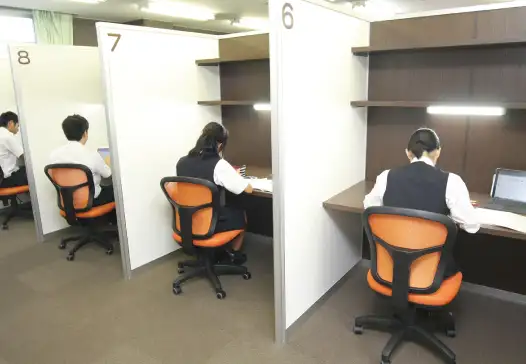 専用自学自習用ブースのイメージ